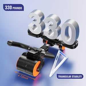 Abdomen Wheel with Mobile Holder – Core Workout Trainer (Try 30 days For Free)