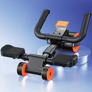 Abdomen Wheel with Mobile Holder – Core Workout Trainer (Try 30 days For Free)