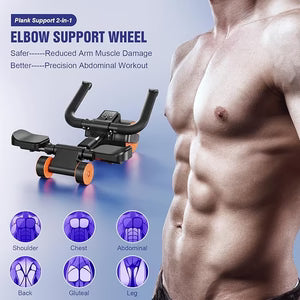 Abdomen Wheel with Mobile Holder – Core Workout Trainer (Try 30 days For Free)