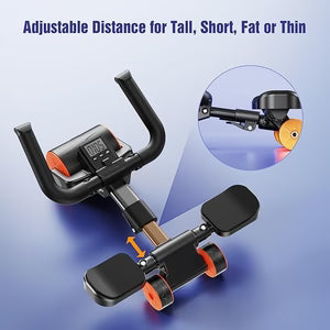 Abdomen Wheel with Mobile Holder – Core Workout Trainer (Try 30 days For Free)
